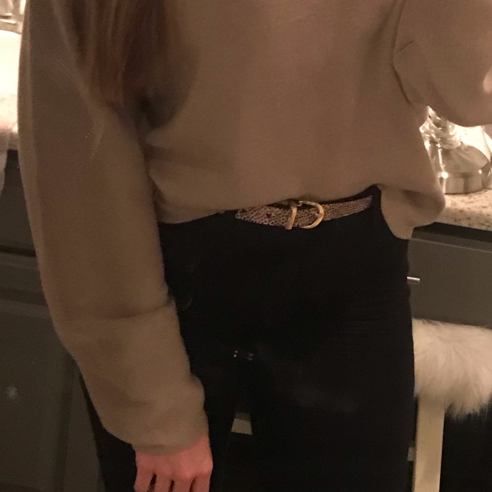 Reversible skinny belt